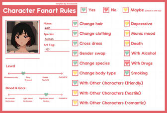 Art rules (template by uwasaoink)